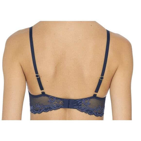 Natori bra 730023 Feathers underwire contour blue size 32D - Picture 9 of 9